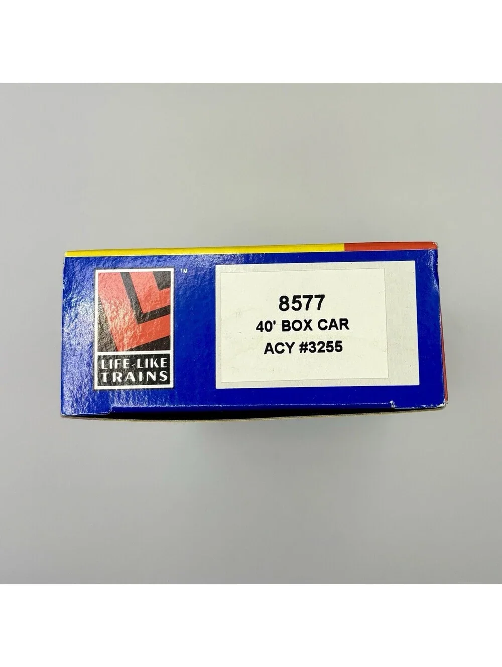 HO Scale LIFE-LIKE #8577 40' BOX CAR ACY #3255 YELLOW New Open Box